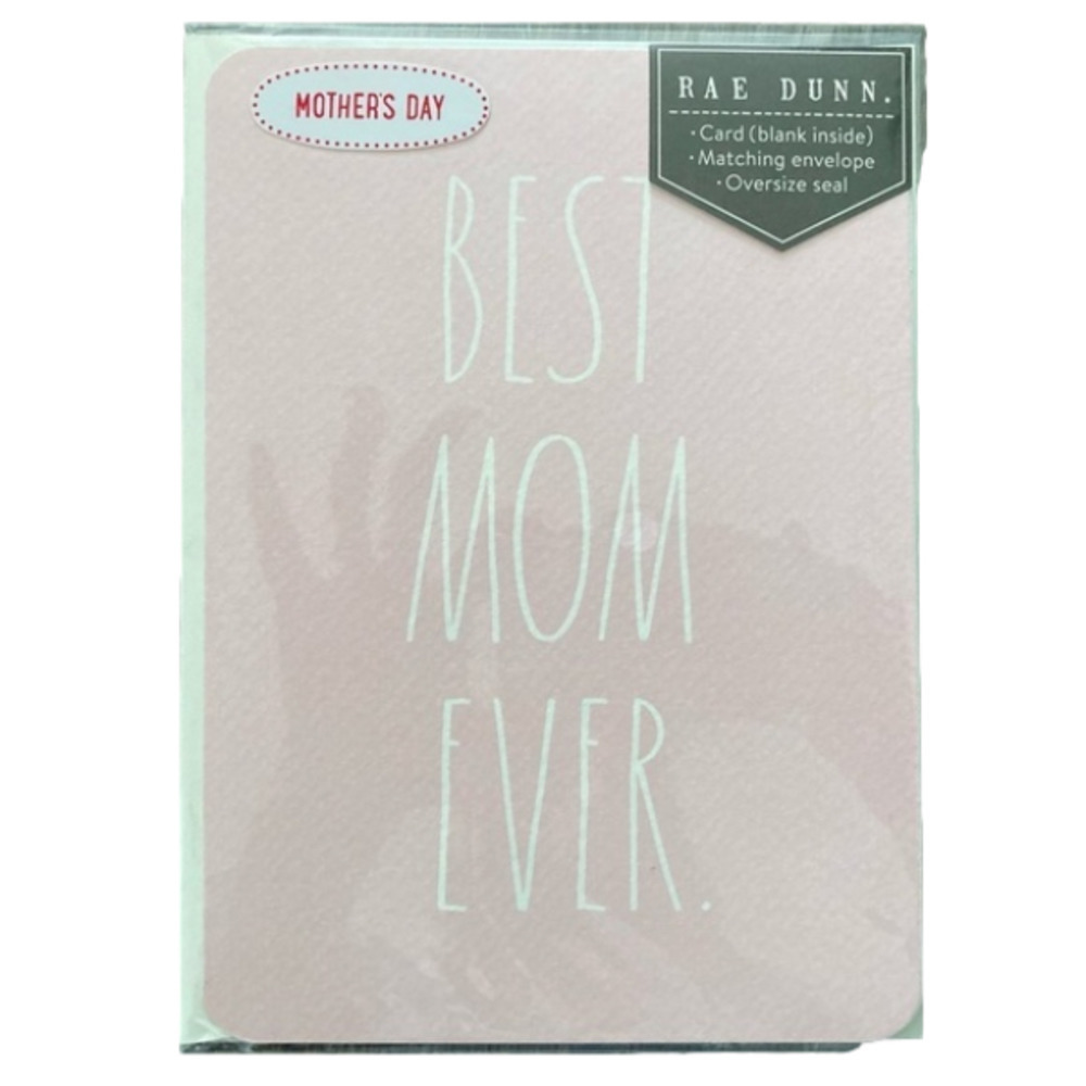 Rae DUNN “BEST MOM EVER” MOTHER’S DAY CARD